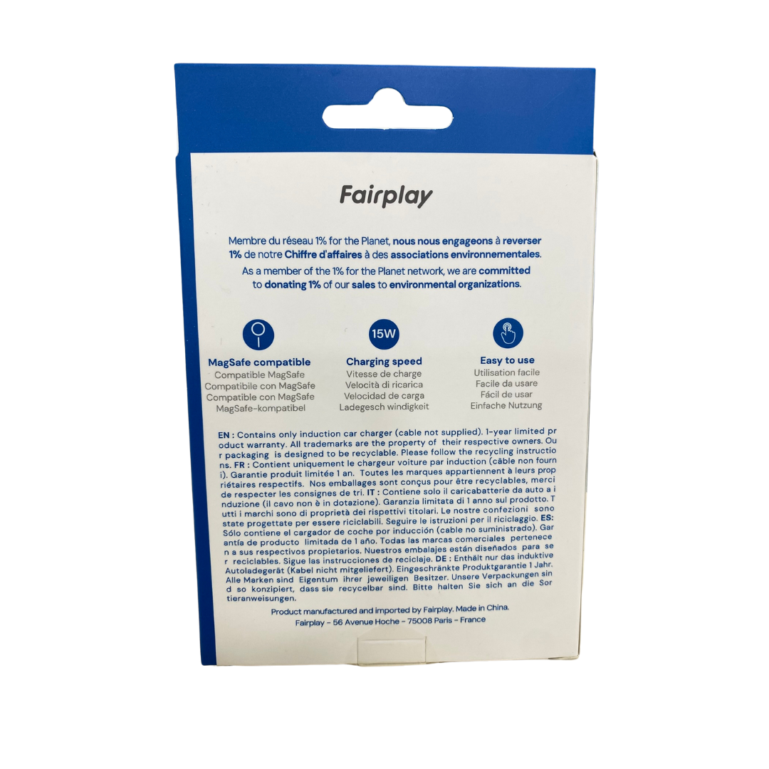 Chargeur Voiture Induction MagSafe 15W