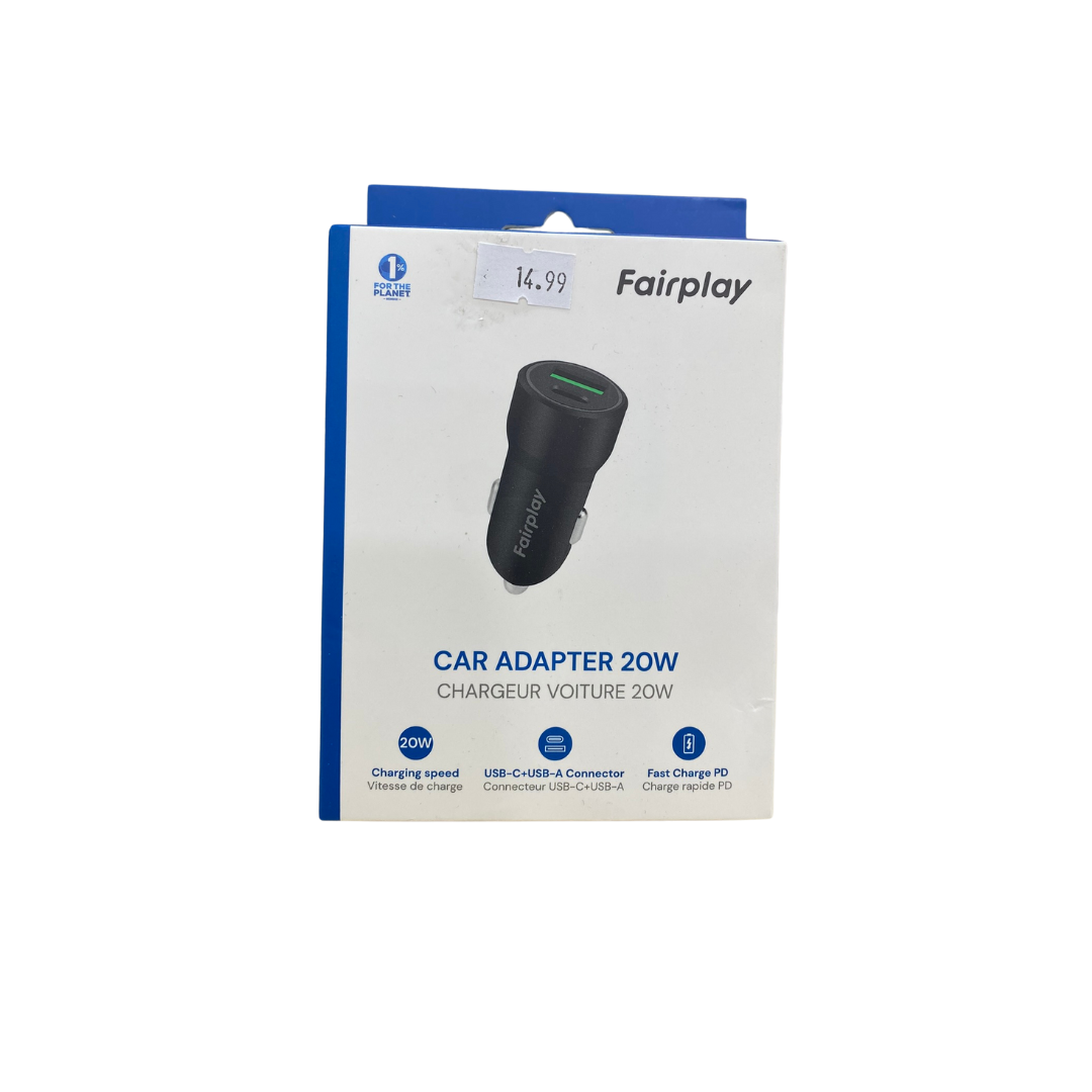 Chargeur Voiture 20W 2USB (A+C)