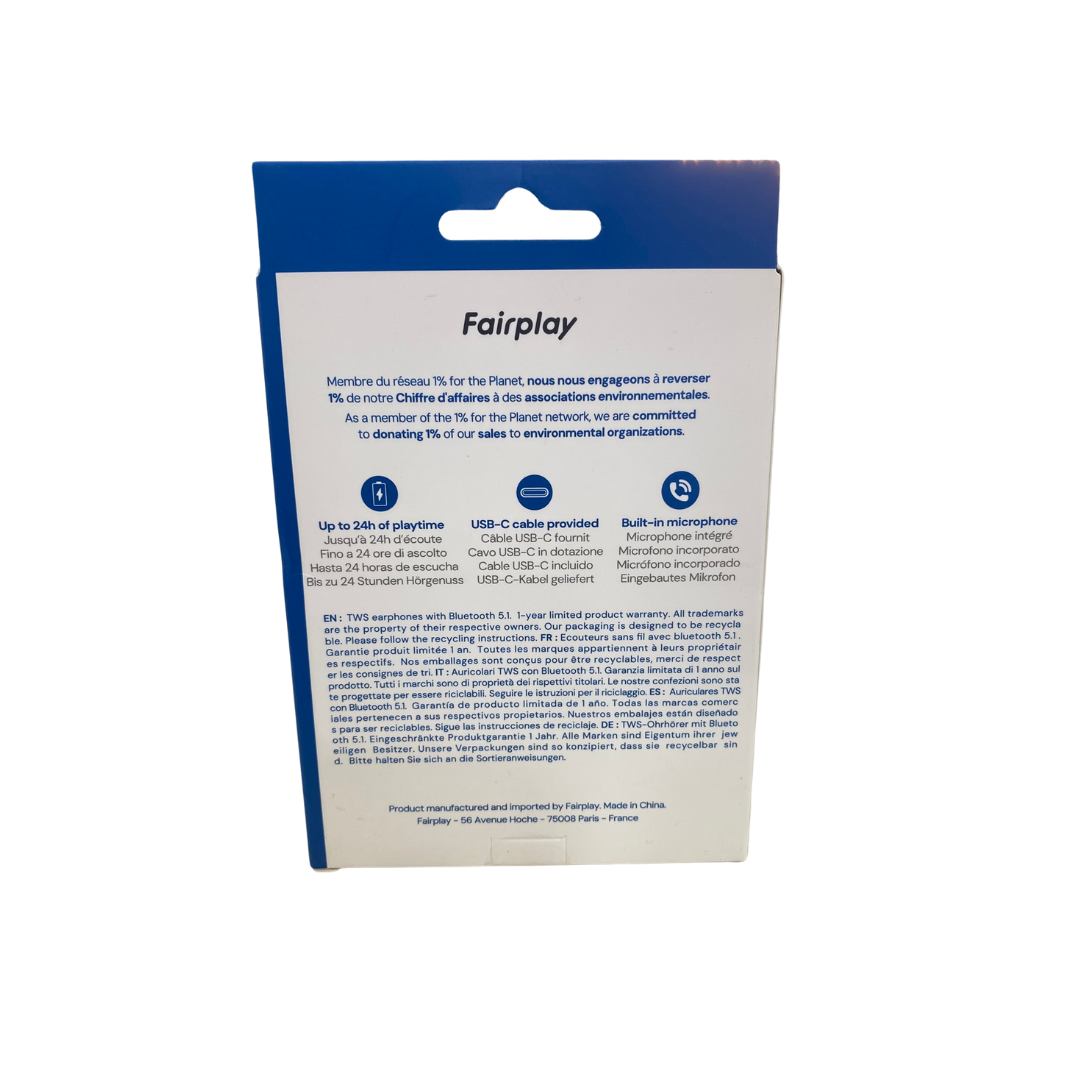 FAIRPLAY écouteurs Bluetooth