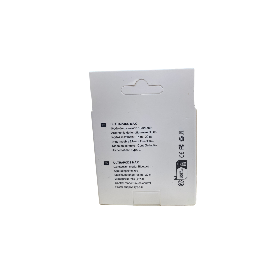 Ecouteurs Bluetooth Ultrapods Max TWS 5.3 Blanc