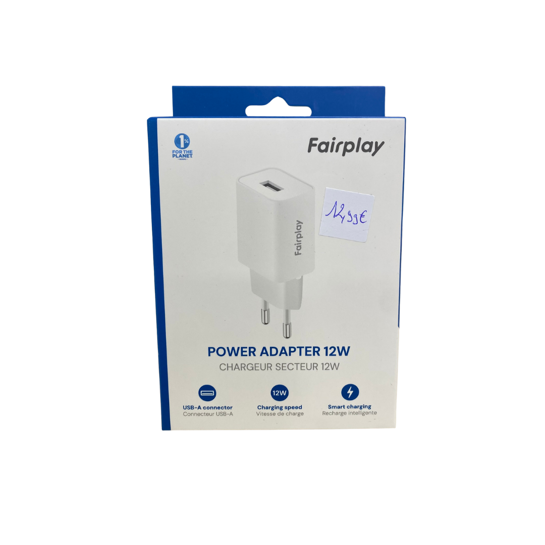 Adaptateur Secteur USB-A 12W