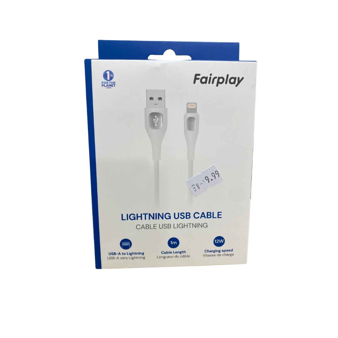 Cable USB Lightning 1M